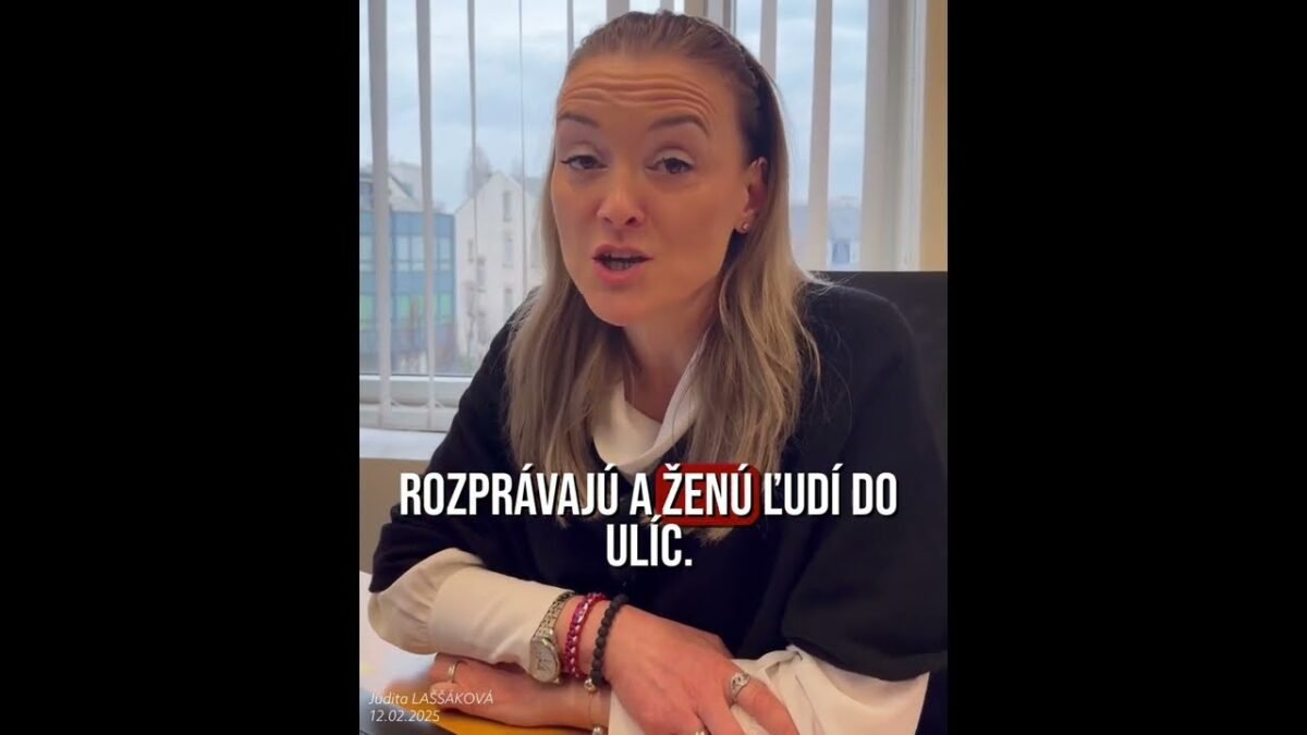 J. Laššáková: Dokonalé pokrytectvo progresívcov v praxi