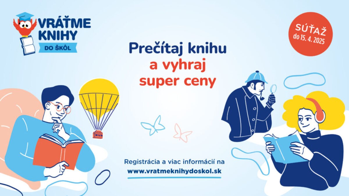 Čitateľská súťaž Vráťme knihy do škôl motivuje deti čítať aj písať
