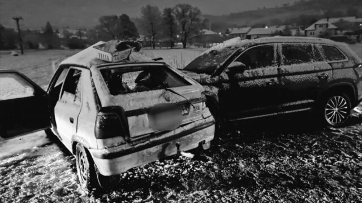 Ranná tragédia v okrese Detva. Pred obcou Korytárky zomrel 47-ročný vodič Škody Felícia – FOTO