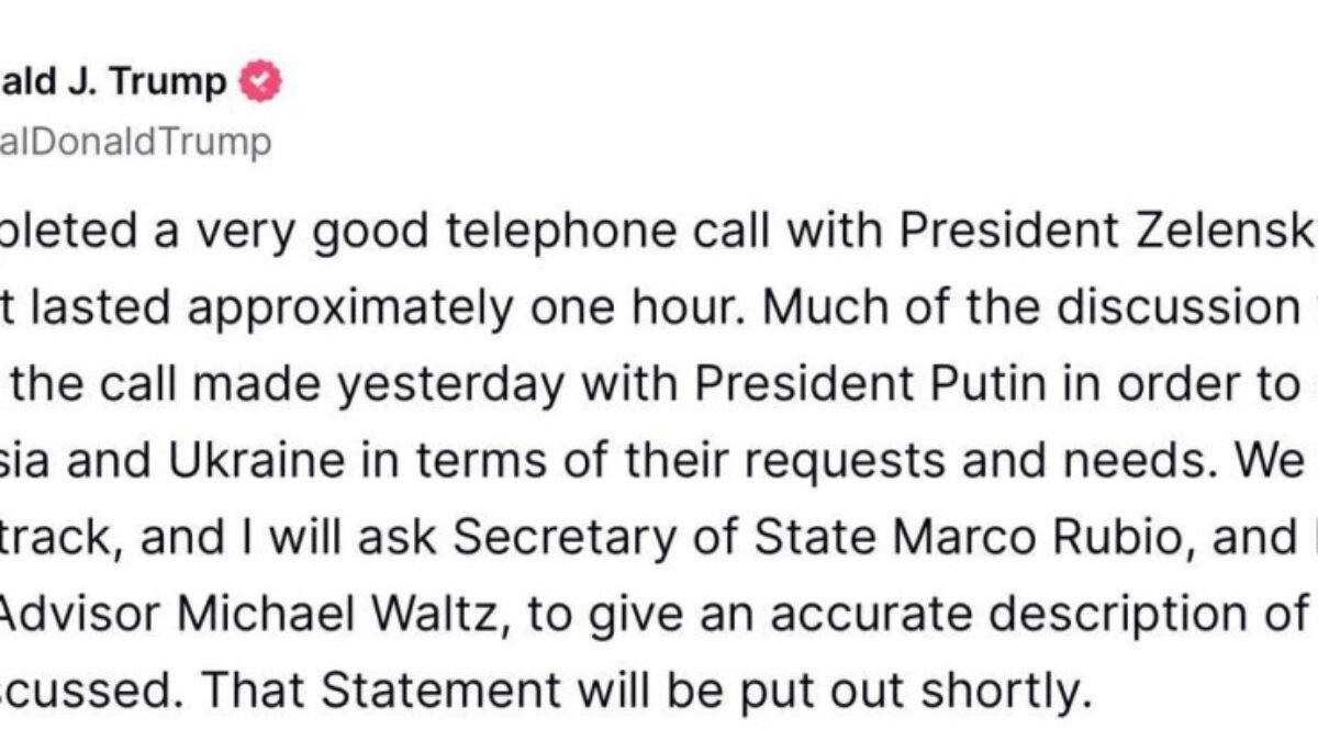 Trump v telefonickom rozhovore so Zelenským