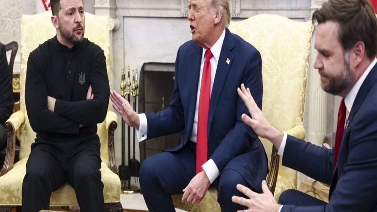Zelenskyj sa pustil do boja s Trumpom a Vanceom po tom, čo dostal studené nohy na dosiahnutie mieru