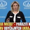 MÁRIA ZACHAROVOVÁ: „EÚ KŔMI PARAZITOV V KYJEVE. MIER? LEN NA PAPIERI.“ | T...
