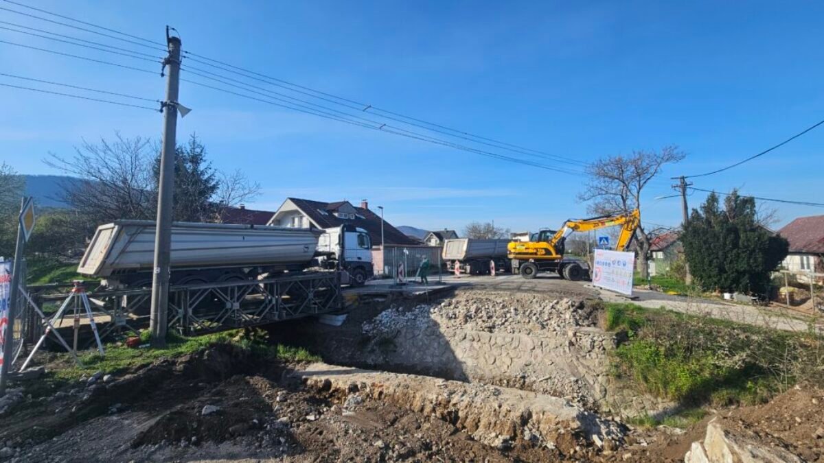 Most M1606 v Plaveckom Podhradí prechádza rekonštrukciou