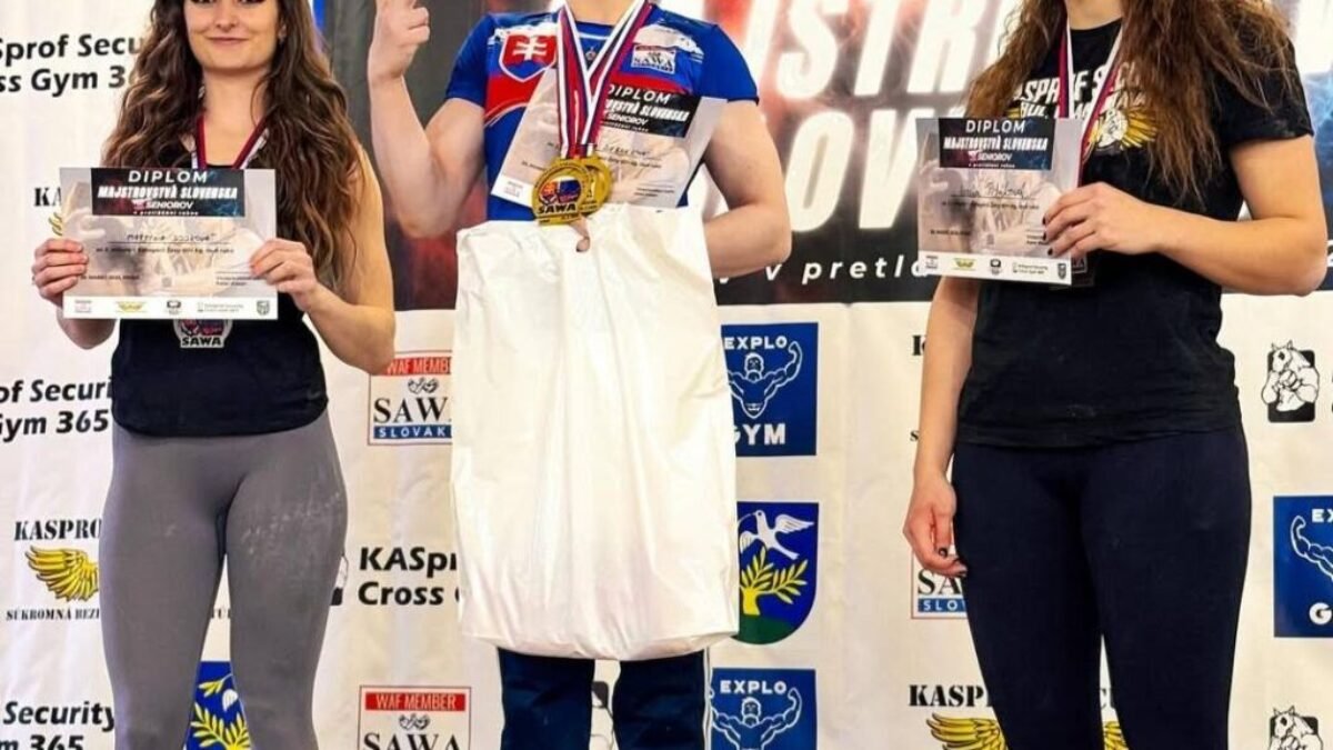 Lucia Debnárová triumfuje na Majstrovstvách Slovenska. Potvrdila svoju dominanciu v pretláčaní rukou