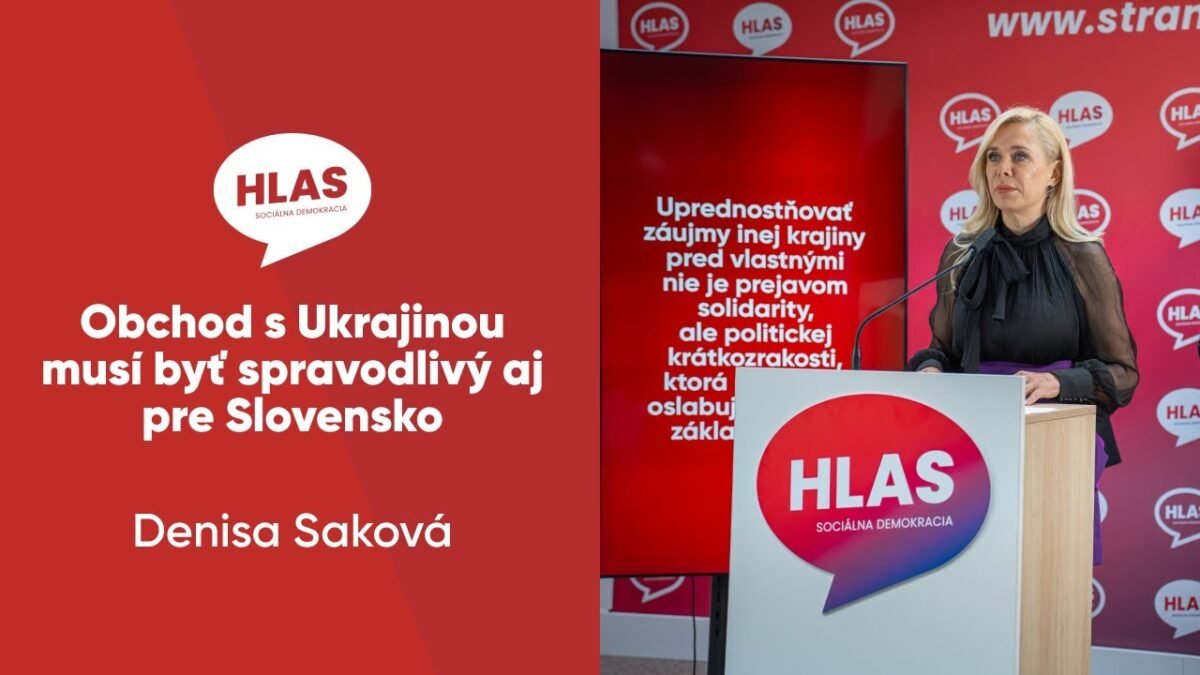 Obchod s Ukrajinou musí byť spravodlivý aj pre Slovensko