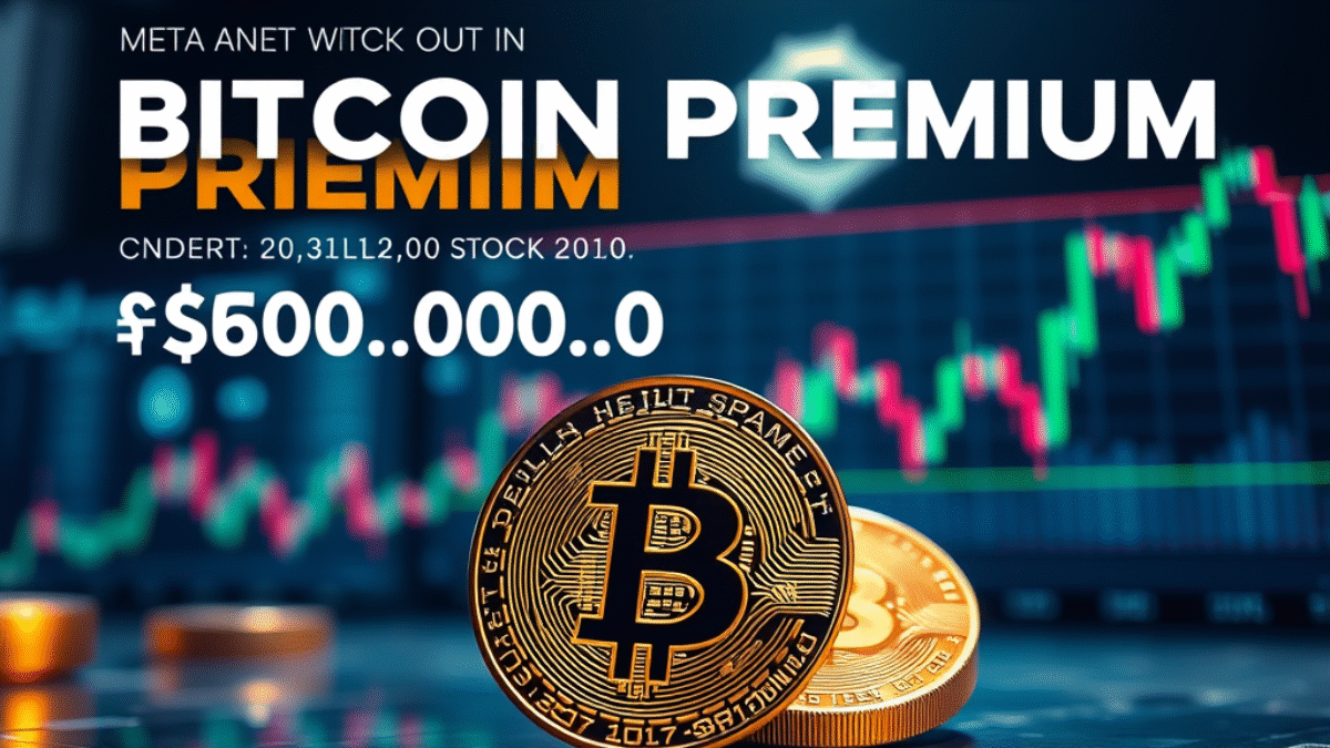 Bitcoinová “prémia” Metaplanetu sa blíži k 600 000 USD za BTC