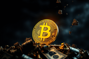 Dolár sa prepadá, Bitcoin naberá na sile