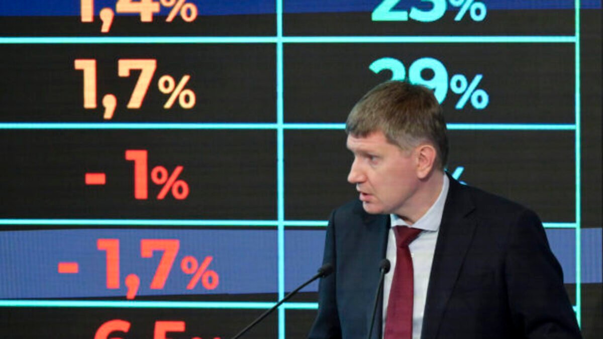 Ekonomika Ruska je na pokraji recesie, vyhlásil ruský minister hospodárstva
