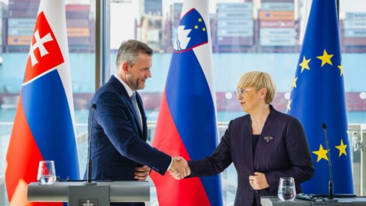 Prezident Pellegrini bol na pracovnej návšteve Slovinska. Diskutoval o vývoze, obrane a podpore Balkánu – VIDEO, FOTO