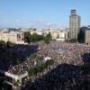 V Srbsku protestovalo až 140-tisíc ľudí, študenti a verejnosť požadujú predčasné...