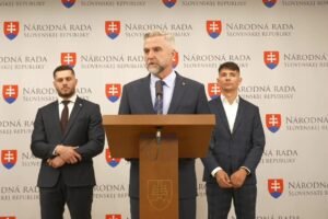Tlačová beseda poslancov za stranu SMER-SD na tému: 5 otázok na pani Šimečkovú