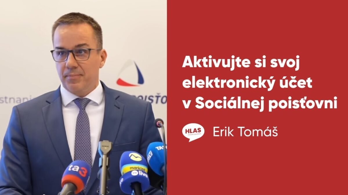 Toto je moderný štát! Aktivujte si svoj elektronický účet v Sociálnej poisťovni