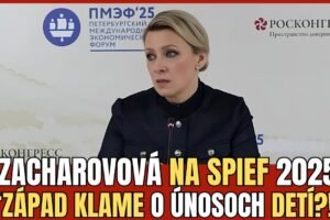 Zacharovová na SPIEF. Putin a Zelenskyj: Kto skutočne chráni deti? TVOTV