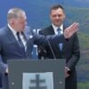 TK predsedu vlády SR R. Fica a ministra T. Tarabu po rokovaní na Ministerstve ži...