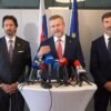 Brífing pred odchodom na samit NATO v Haagu