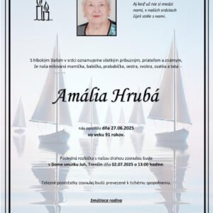 Mesto Trenčín: Amália Hrubá