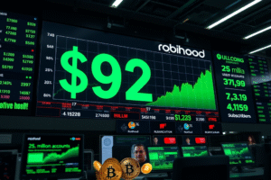 Akcie Robinhood (HOOD) lámu rekordy