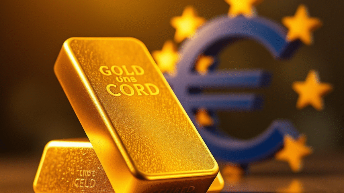 Zlato predbehlo euro