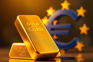 Zlato predbehlo euro