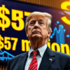 Trump odhalil zisk 57 miliónov dolárov z krypta
