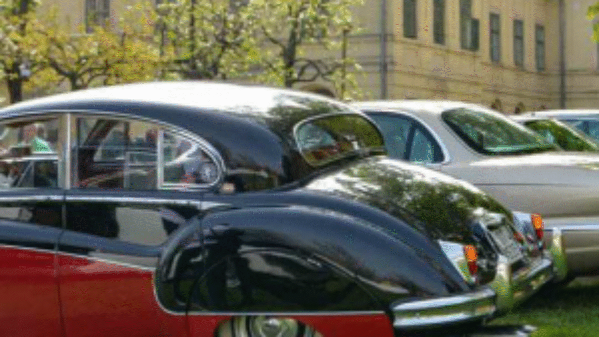 Mesto Komárno: Nádherná výstava automobilov značky Jaguár na Klapkovom námestí