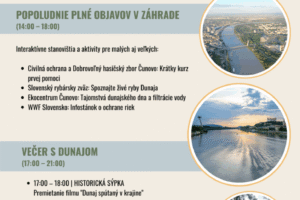 Medzinárodný deň Dunaja oslávime záhradným piknikom v Ekocentre Čunovo