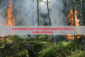 Mesto Banská Bystrica: Vyhlásenie času zvýšeného nebezpečenstva vzniku požiaru