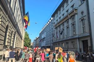Protesty proti NATO v slovinskej Ľubľane