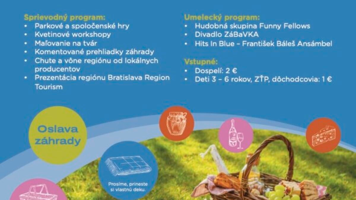 Zažite swingový piknik v Modre – už túto sobotu v záhrade kaštieľa