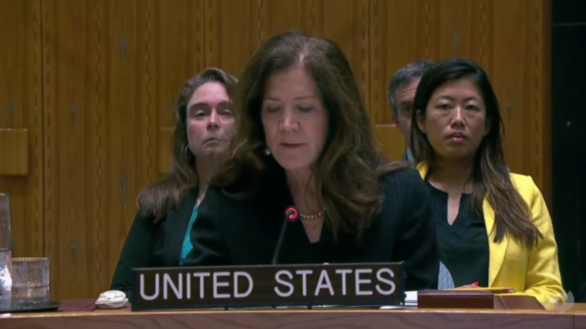 Veľvyslankyňa USA pri OSN Dorothy Shea: „Už nemôžeme ignorovať, že Irán má všetko, čo potrebuje na to, aby získal jadrovú zbraň.“