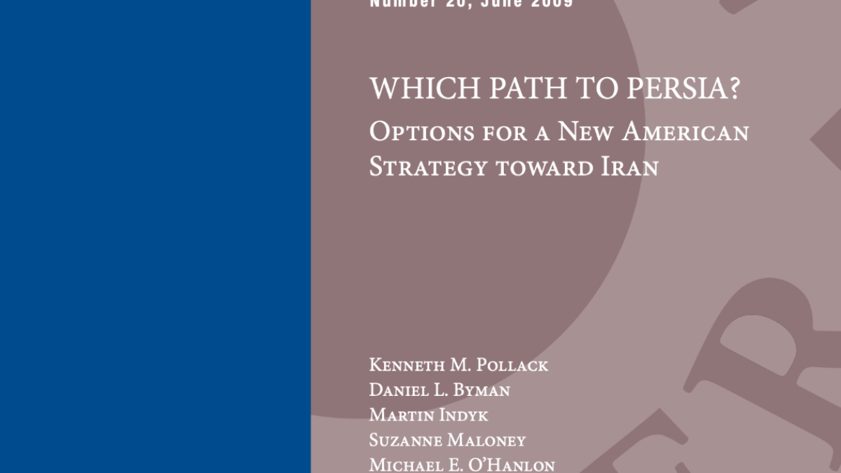 Len pre zaujímavosť, v článku Brookings z roku 2009 o využití Izraela na vyvolanie vojny