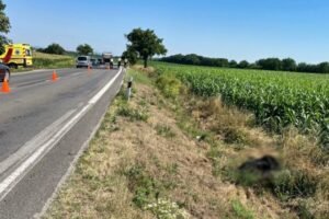 Pri Komjaticiach našli mŕtveho muža a poškodenú motorku, polícia zisťuje jeho to...