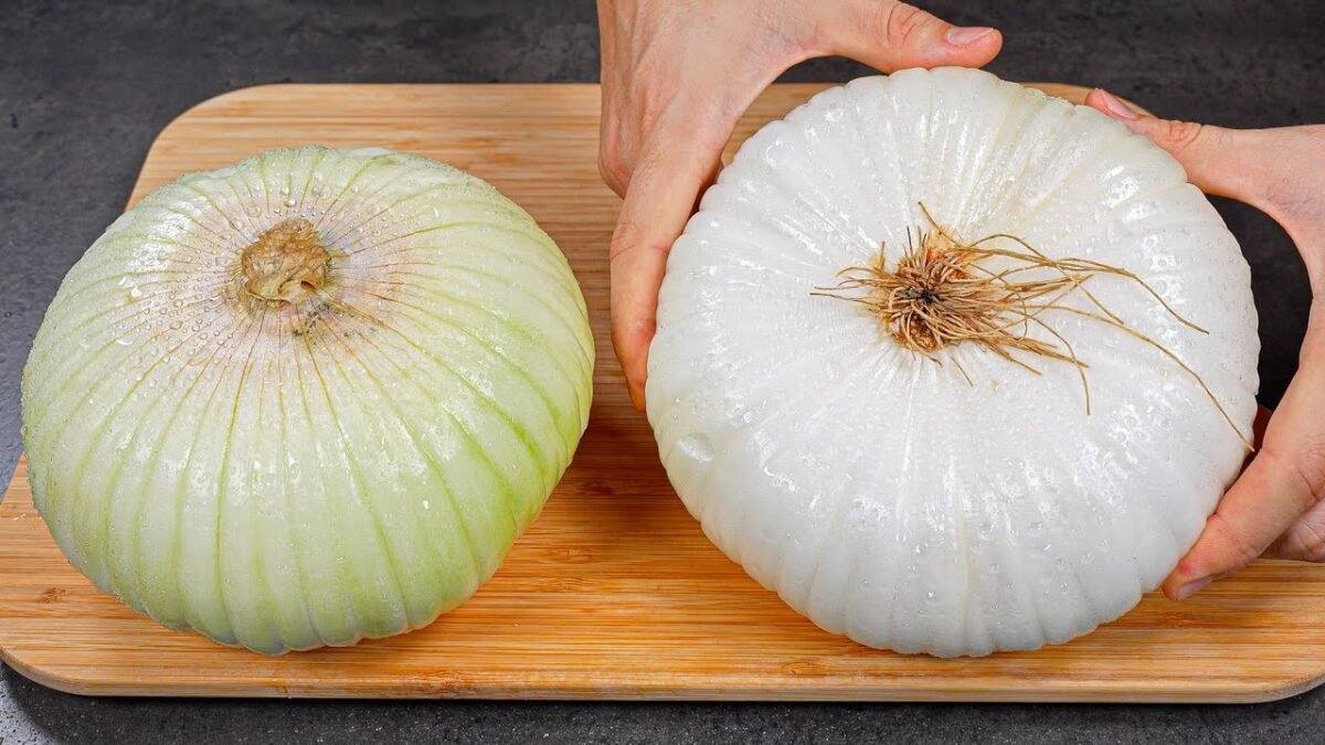 Farmár mi dal dve veľké cibule a uvaril som z nich toto výborné jedlo!