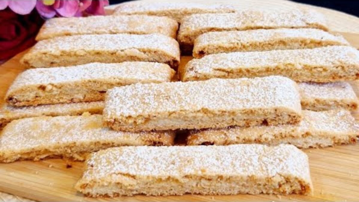 Roztavujúce sa talianske sušienky s vajcom