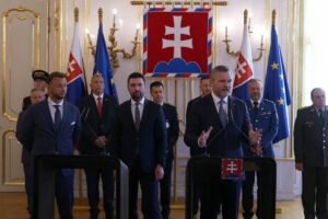 Peter Pellegrini: Tlačová konferencia po stretnutí k výskytu slintačky a krívačk...