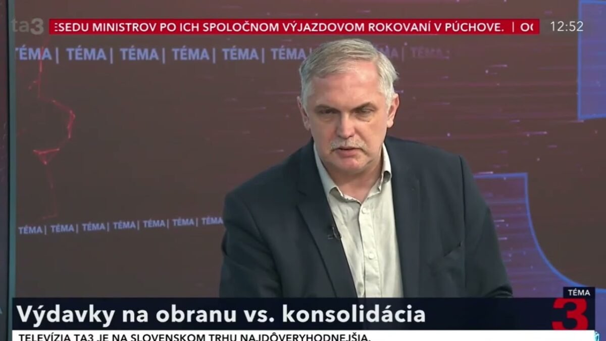 Roman Michelko: Slovensko čaká druhá konsolidačná vlna i zvyšovanie výdavkov na obranu (zostrih).