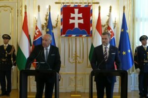 Peter Pellegrini: Spoločná tlačová konferencia s maďarským prezidentom