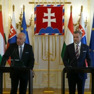 Peter Pellegrini: Spoločná tlačová konferencia s maďarským prezidentom