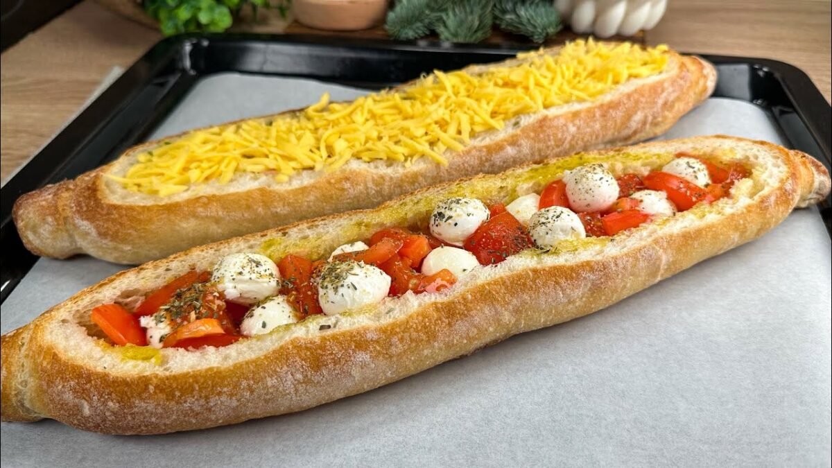 Neuveriteľne chutný bagetový recept s náplňou!