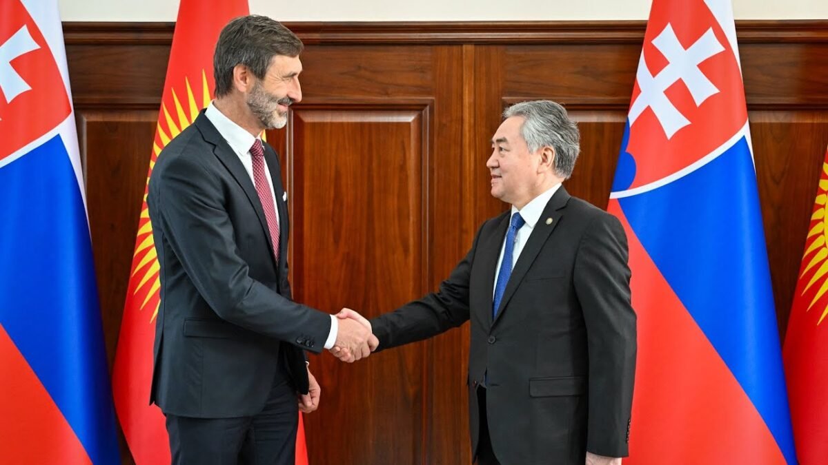 Tlačová konferencia ministrov zahraničných vecí Slovenska a Kirgizska