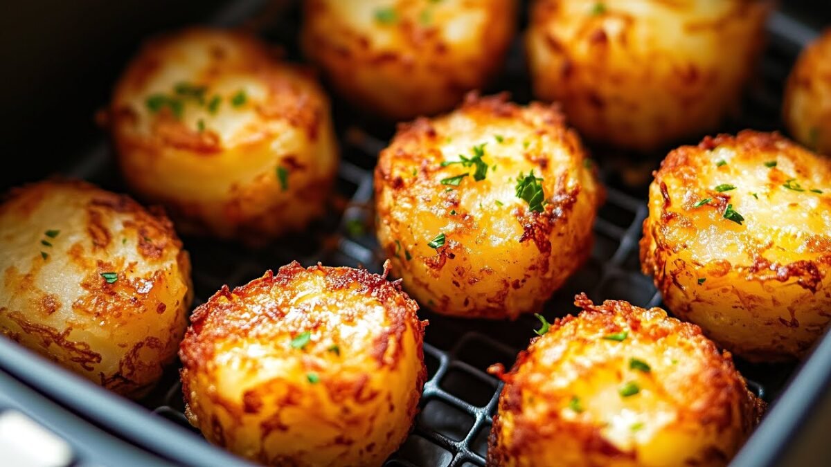 Tento recept na zemiaky z air fryera je jednoduchý a rýchly!