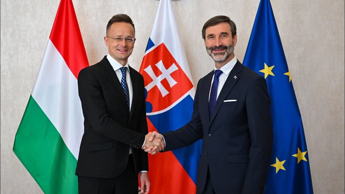 Tlačová konferencia ministrov zahraničných vecí Slovenska a Maďarska