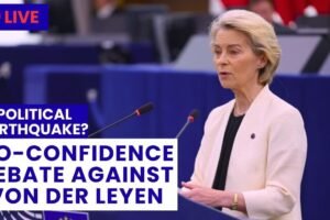 Európsky parlament diskutuje o návrhu na vyslovenie nedôvery Ursule von der Leye...