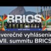 TV MY: Vyhlásenie XVII. summitu BRICS
