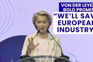 Von der Leyenová v Ríme: EU bude brániť priemysel, zjednodušiť pravidlá a presad...