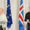 Von der Leyen na Islande: „Váš bezpečnostný model inšpiruje celú Európu&#8...
