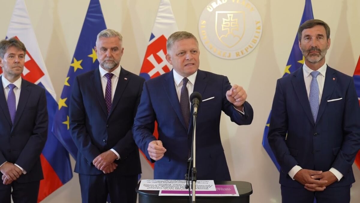 Tlačová konferencia o podozreniach z ovplyvňovania vnútorných záležitostí SR