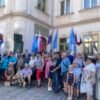 Matica slovenská protestovala v Košiciach proti aktivitám firmy Manevi SK a odst...