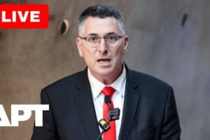 Izraelský minister zahraničných vecí Gideon Saar informuje o úsilí o prímerie v ...