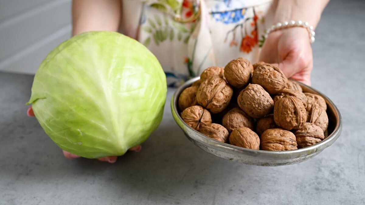 Kel s vlašskými orechmi chutí lepšie ako mäso! Zdravý, jednoduchý a veľmi chutný recept!